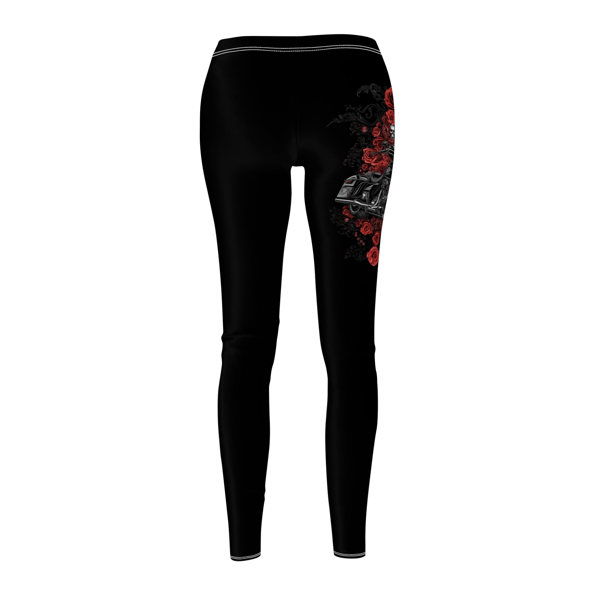 Rose Road Glide - Motorcycle - Women's Casual Leggings - DC0254